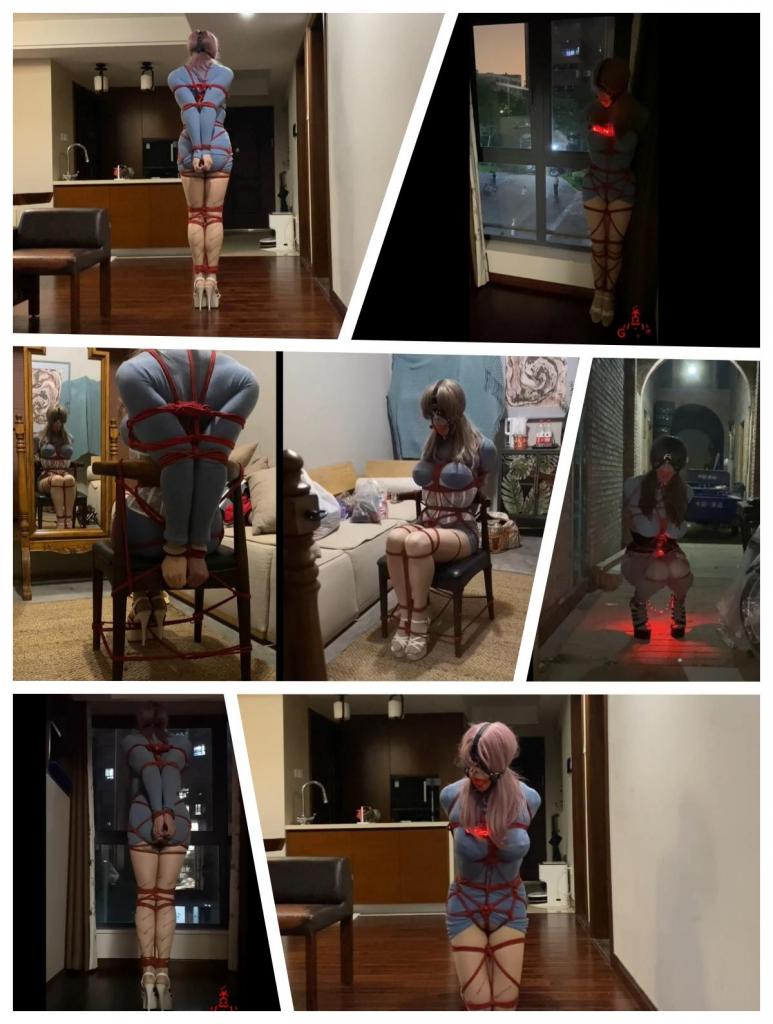 ♥♥♥CD伪娘小诡的自缚104 楼下的小朋友救命啊♥♥♥ 二楼的落地窗正对着楼下的游乐场<br>一群小朋友快乐的玩耍<br>难道就没发现楼上有个带着发光Y牌的捆绑小姐姐在假装求救吗<br>现在的小朋友啊越来越没爱心了<br>算了<br>还是小姐姐跳着出来找你们玩吧~<br>百度盘下载解压后修改后缀名.MP4