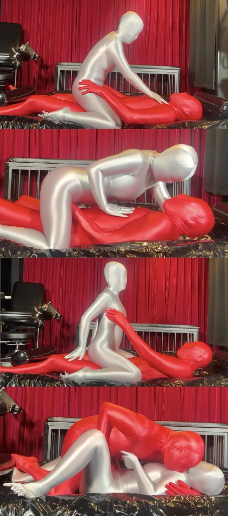 二枚重ね！ガチ！ゼンタイスリスリプレイ！ 雏奈子和男伴一人穿了两层zentai，缠绵在一起激情贴贴。<br><br><br>2人とも全身タイツを2枚重ねて着ています。<br>その状態でガチのゼンタイスリスリプレイ！<br>覗き見する気持ちで見て下さい。<br>二枚重ね着用シーンは含まれていません。<br>でも、画面越しに生地の厚さが伝わるかなー？と思います。