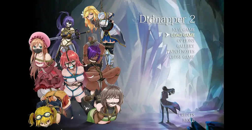 Didnapper 2 v1.2.0 Truth expansion update  圈内极其著名且质量极高的绳游 Didnapper2 重大更新 真相系列<br>更新日志<br><br>增加了6个新的完整游戏后故事章节<br>增加了4套新服装<br>添加了几个新的配乐<br>增加了胶带作为一种新的约束类型（可在赛后使用）<br>增加了几个新角色（敌人、辅助角色等）<br>增加了6个新的支线任务<br>添加了一些新的CG<br><br>大家如果不想从头开始玩的话，可以通过以下步骤直接开始更新章节游玩<br>1. 复制原来游戏的存档：www文件夹->复制save文件夹<br>2. 将复制的save文件夹粘贴到该版本游戏的www文件夹中<br>3. 进入游戏可以通过路牌travel 选择Alverona 的Castle gates 然后与头上有story continues的NPC对话开始新的故事 （可以参见最后一张图）<br>总体评价质量非常高的更新，每一章节几乎相当于正式版本两章的内容，并且开始强调叙事。游戏是全英文并带有小小解谜，本人现在还没有完全通关，欢迎大家在评论区交流分享~~