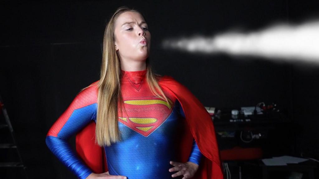 TAURUS COMMISSIONS PRESENTS “THE HEADACHE” Supergirl unwittingly unleashes an incredible and dangerous power.<br><br>After a busy spell solving crime. Supergirl comes to to the rescue of a girl who’s headaches are causing chaos and destruction in the city. She tries to clam down the girl but accidentally unleashes the power within her. The girl is now an unstobable force who supergirl must try to stop.<br><br>19 Minutes Long.<br><br><br>Special FX: TL’s, Back of the neck lift, Finger lift, Super strength, Super speed, Super Breath, Heat Vision, Hand Crush, Stop car, Lift car, Flying, Super stomp, Ground Punch, Invulnerability, Transformation, Mind control powers.