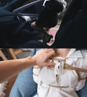 【悠米定拍】《OL性感女白领下班被司机尾随入室强制绑架》 原味丝袜堵嘴+强制足jiao+股绳+M腿+棒棒+蛋蛋+强高 OL被下班路上拦的网约车司机偷偷跟踪，发现女主在家换上黑丝偷偷用丝袜自缚，拿起玩具 下班随意拦的一辆车，竟成了女白领的噩梦，这样的好身材让司机垂涎欲滴不禁动了歪念，趁白领下车后一路从停车场尾随到电梯口，确定了住的楼层后偷偷跟了上去，发现女白领在家还有不为人知的一面，一边脱下肉丝一边用玩具玩弄自己的[X_X]，然后再换上诱人的黑丝和高跟，绑上股绳，自我抚摸不停浪荡的呻吟，然后被强行入室绑架，不停被拉扯[X_X]绳子，在脱下高跟鞋被迫足部按摩，用肉色原味丝袜堵嘴，把黑丝撕开强高。<br><br>定拍QQ：3789676190<br>解压密码：youmi<br>解压后该文件后缀为mp4<br>