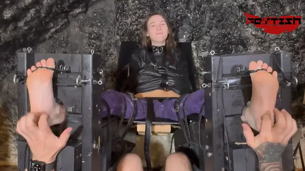 Fettish – Tickle Therapy – Mewchii Fey For the love. Of all. That is holy. Derek performed an exorcism in this clip.<br><br>If you think I’m kidding, take a look at this clip. Mewchi Fey is one of the most ticklish models Derek has ever had the pleasure of being in his chair. She tries to distract herself with some of the funniest quotes I’ve heard to date, including “oh step-mother MARY” and “if I had secrets I would tell you EVERYTHING” I’m not going to tell you the timestamps my friend, you’re just gonna have to watch this clip because they are just too good.<br><br>Ultimately the distractions are unsuccessful (as they should be), and Mewchi succumbs to her insanely sensitive fate. Derek can’t stop laughing at the sounds she makes, her thrashing and howling and to be honest, I couldn’t either. Believe me, I had to stop eating my dinner because I was afraid I was gonna choke.<br><br>By the time Derek gets to the Shocker, Mewchi dissolves into an almost alien-like She has thrashed so hard she broke her toe ties (10:43) and her pillows have left the chair, and I thought for sure she’d tap. She begs for mercy and gets very close, but the demon won’t let her escape, leaving Derek hours of fun to torment her…
