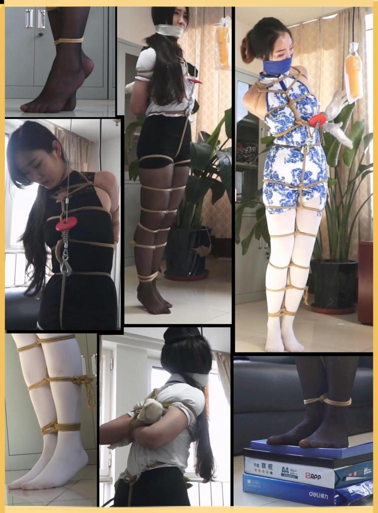 king经典定拍合集《丝袜美女的极限股绳 踮脚吊缚》3位丝袜美女 丝袜美脚吃力踮脚 强制股绳吊缚 30分钟以上超精彩合集 虽然是几部老片子了，但太多朋友向我这类片子了，一看这些片子都是快7年前的片子了，干脆搞给合计给大家欣赏了，这可不是普通的吊缚哦，全是超紧绷的股绳吊缚，强迫性感的丝袜小脚吃力的踮脚。旗袍美女，美丽空姐等等都有不要错过了~