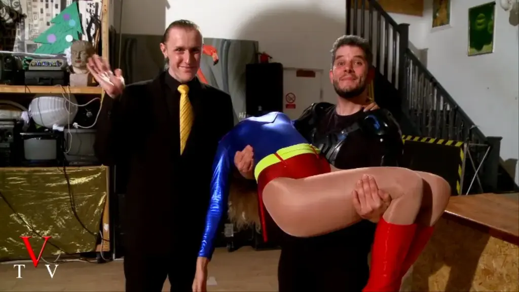 Tomorrow’s Villainy Today Tomorrow's Villainy Today looks at the latest in villainous gadgetry for the high-rollers among our viewership to get their hands on. We've enlisted the help of Infinity Girl mighty heroine to demonstrate... If 'enlisted' is the correct word.<br><br><br>
