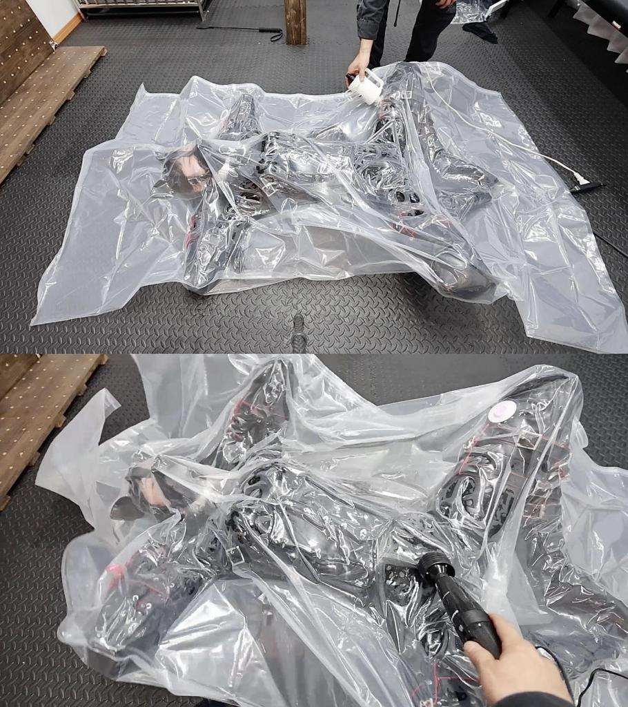 10分〜【ヒトイヌ拘束[X_X]】complete plan 人犬调教   真空袋窒熄play3次   踩踏   嗡嗡棒糕潮1次   嗡嗡棒强高折磨<br><br>搬运自——SM、ヒトイヌ、ボンテージ、拘束 (Lemon)<br><br>(视频内容！仅供娱乐！危险行为！切勿效仿！)