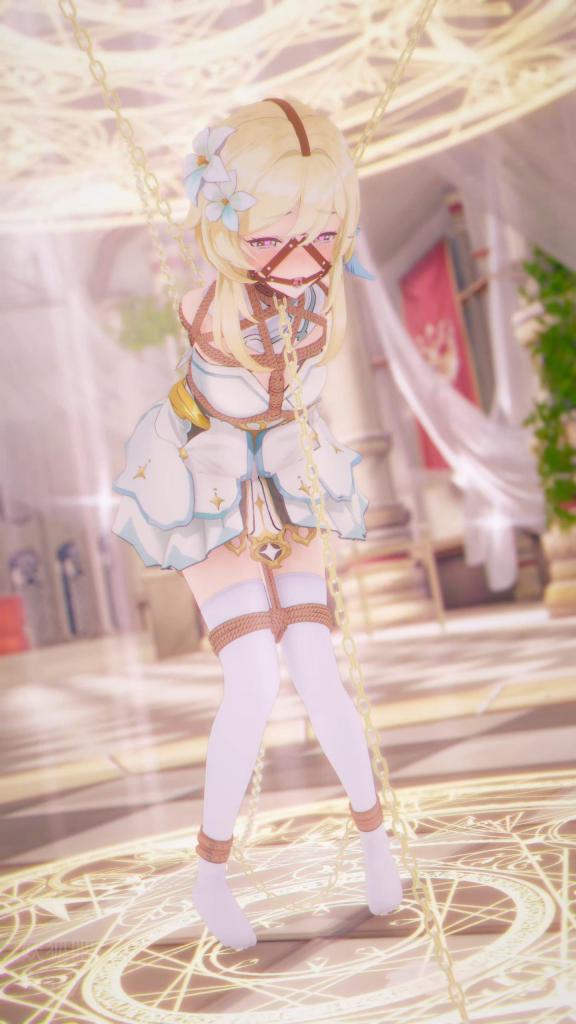 荧的封印放置 原版 2k60帧展示视频 含道具差分 （有声、四种动作、后手观音、锁链、双棒、吊缚、眼罩蒙眼、极限驷马） 荧的封印放置 原版环绕视角展示视频，共四种动作，视频一共两个版本（白丝过膝袜版/裸足版），此视频为其中的白丝过膝袜版<br>度盘请下载后再解压<br><span style='color:#b0b0b0;'>[隐藏文字，购买后可见]</span>