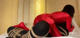 【動画】全身タイツ×縄❹fin 【動画】全身タイツ×縄❹fin<br>捆绑榨精调教<br>⛓️R女王様のHappy牧場クラブ???? (Domina R)