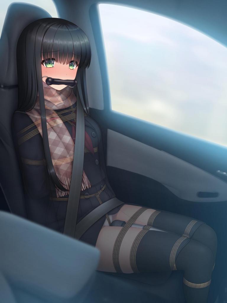 桜屋敷とんこつ老师部分作品合集欣赏 - 被秘密运送的奴隶少女，等待她的是什么呢？（内容过多，分两次传）【堵嘴差分+服装差分+伪装拘束】 [日式反绑,堵嘴,中国女孩,按摩棒,震动棒,椅子拘束（绳子）,口球,口球,捆绑]