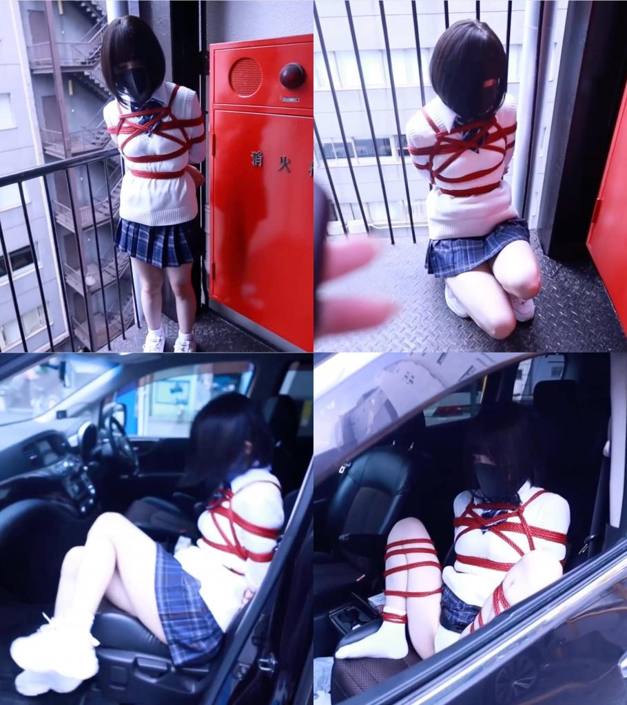 OL女装緊縛猿轡 