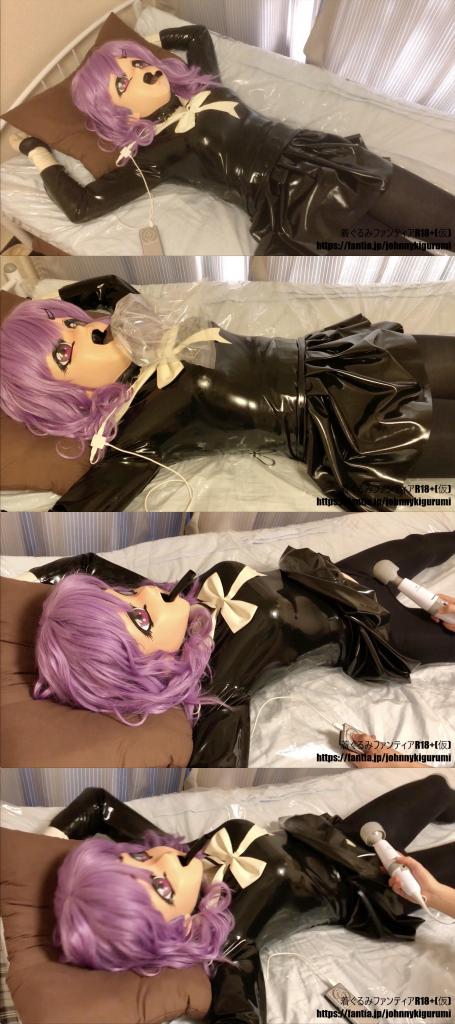 rubber schoolgirl(video) 900日元档内容。<br>乳胶裙 厚黑丝kig娃娃，头壳里面是带呼吸嘴的乳胶头套。<br>双手被铐在床头，呼吸嘴上接塑料袋窒熄折磨，外加快乐棒强高play。<br><br><span style='color:#b0b0b0;'>[隐藏文字，购买后可见]</span>