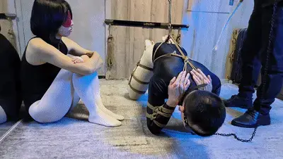 A187 【一】绳缚体验之惬意午后 夫妻 K9 练功服 捆绑 羞辱 交流 体验    【雨辰工作室】作品，A187 【一】绳缚体验之惬意午后 夫妻 K9 练功服 捆绑 羞辱 交流 体验<br>【95后小夫妻】<br>大兄弟：NTR爱好者，喜捆绑，羞辱，深度交流<br>小娇妻：圈外人士，无“不良”喜好<br><br>我们也算是‘老’朋友了，虽然之前仅见过一次……<br>一年多以来，对于大兄弟的热情“献骑”，我一直采取的是拒绝并劝退的态度。<br>道理很简单：<br>据其陈述，小娇妻并非圈内人士，而他却一直热衷于此，不能自拔，屡劝娇妻下水未果，于是想让我施以援手，助一臂之力……<br>可怜的我又要被当工具人使用，好可怜……所以，果断拒绝……<br>奈何大兄弟太过于热情，盛情之下，却之不恭……于是要了小娇妻的联系方式，沟通确认无误后，答应了其此次体验之旅……<br>第二次见面，大兄弟真诚热情，小娇妻温柔可人……<br>从刚开始的羞涩拘谨到后来捆绑时的怦然心动，再到后来调教时的委屈哭泣……<br>从恢复平静后的深入交流到后来羞辱时的汩汩热流，再到后来草原之乐的酣畅淋漓……<br>大兄弟和小娇妻的身心都经历了过山车式的体验，一会儿跌入了绝望的深渊，忽的又飞到了快乐的云端……<br>本次体验共六集，后续会陆续放出，分别是：惬意午后、梨花带雨、草原之夜、比翼双飞、非鱼之乐、胯下之辱，尺度原因，有删减……<br>欢迎粉丝收藏欣赏……<br>-------------------------------------------------------------------------------------------------------------------------------------------------------<br>解压密码（小写字母）：ycgzs 第一次解压后，把文件后缀改为zip，同一密码二次解压后,文件后缀改为mp4即可；先下载到电脑，再解压观看，切勿在云盘中直接观看。容易被和谐。<br>----------------------------------------------------------------------------------------------------------------------------------------------------------------<br>【雨辰工作室】对圈内所有同好开放，提供定拍、约拍、原味、周边、交流、学习等服务。QQ：3667764549 ，说明来意，非诚勿扰。<br><br><br><br><br><br>