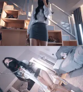 【悠米定拍】字幕版《OL的游戏》 指导下属工作一直偷看我的大腿和足，还偷看绳艺视频，我答应只要他完成工作就陪他好好玩一番～ 工作做的不错，那么接下来我们来玩玩吧～把上司绑好放在椅子上然后抚摸刺激身体，把嘴用J阳口罩堵起来，戴上项圈，蛋蛋放置，最后留下女上司一个人去休息，却被脱缚的女上司足踏……<br><br>解压密码：youmi<br>定拍：3789676190