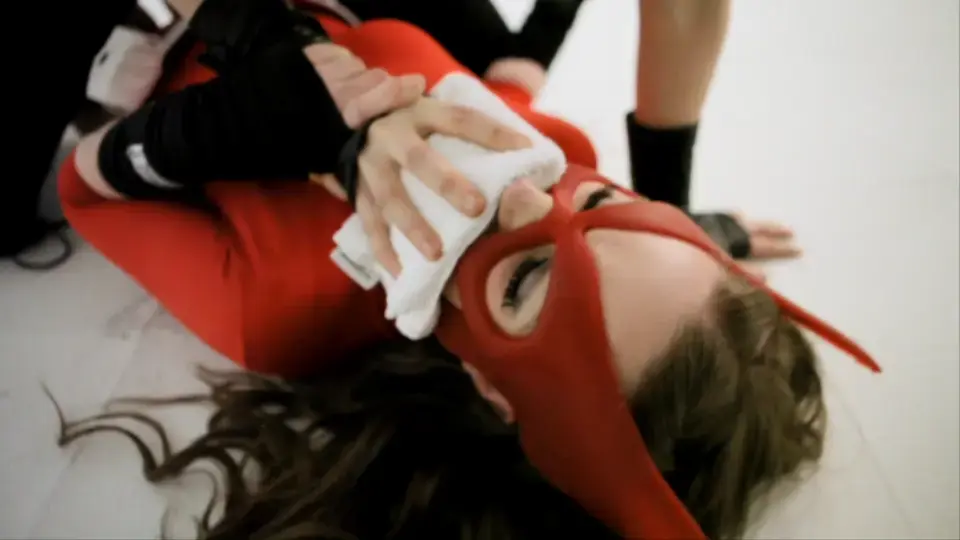 Scarlet Fox Scarlet Fox, a young superheroine, fights crime in the streets under the supervision of her mentor Dark Man, a retired protector of the city. Dark Man fears Scarlet Fox is becoming to reliant with a strength supplement he has armed her with, Protein 9, that provides her with temporary inhuman strength while dealing her a longterm physical toll (inability to control her anger and affection). 