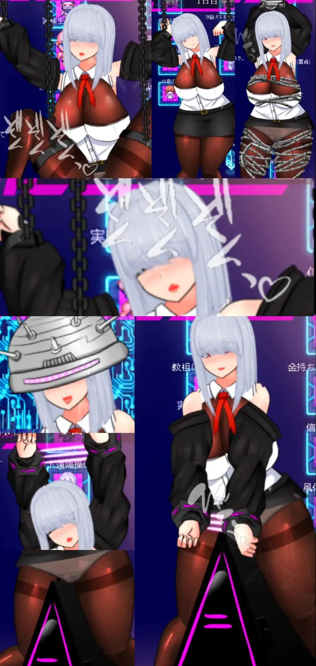 UNDER COVER ~サイバーパンクエロRPG~（ai汉化+全CG） 赛博朋克调教RPG<br>赛博朋克 拘束 BDSM 虐待 监禁 即使换装 live2D动态<br>这组合我还是头一次见<br><br>✦主人公塞拉<br>被分配到街道警备队的秘密任务特化型潜入搜查官<br>从以前开始就没有存在感，总是一个人在教室角落里看书。<br>平时就很老实，不擅长与人交往，没有朋友。<br>仅仅因为工资高而成为了卧底，<br>因为天生的单薄，意外地好像是天职。<br>生性好色，性欲也很强，对色情的东西很感兴趣。<br>调教场景总计132个!!全部基于Live2D的立绘全动画!!<br>全部的场景角色的服装和发型·皮肤的颜色被反映。<br>成为通常→讨厌但是感觉了→完全堕落的阶段。<br>点击“与工具一同启动.bat”即可启动ai中文机翻版本，也可以手动打开工具启动<br>之后在翻译选项那里导入“翻译文件.json”<br>---------------------------------------------------------------------------------------------------------------------------------------------------------<br>更多的有关于BDSM的游戏抑或是其他恋物游戏可以点击我的视频，进我发布的视频主页查看<br>我会不定时更新内容，如果有什么建议或者您想玩的什么游戏，可以私信或者直接在视频下方留言<br>注意事项：<br>1.解压密码默认没有，有的话提取码就是<br>2.请不要在线解压，请不要在线解压，请不要在线解压，重要的事情说三遍<br>3.个别用户压缩包使用自带的压缩软件如果无法解压请下载《360压缩》进行解压，因为我是用360压缩软件进行生成的压缩包，此软件百分百解压<br>4.下载完成后是后缀为.111或者其他什么稀奇古怪的后缀的文件，需要右键点击重命名改后缀，将他改成.7z才可进行解压，如最后三张截图所示，中间那步点是<br>5.因为网盘等问题被和谐，直接在评论里面和我说一声补档即可，一般会在3天之内补上，另外，关于PC端和手机端游戏的问题，大部分发布的都是PC端游，也有一些手机端，如果是手机端游戏，我会在文中或者标题特别说明，其次，手机端还分为安卓和苹果两个系统，两端不可互通（PC同理，win和mac）<br>---------------------------------------------------------------------------------------------------------------------------------------------------------<br>这里集中回复几个运行过程中极少出现的问题<br>1.游戏无法运行，运行错误，乱码<br>这个问题只会出现在外文游戏里面，而且大部分都是年代比较老的作品，使用unity引擎和虚幻引擎的3D游戏和SLG，ACT类型的游戏<br>基本不会出现此问题，AVG，ADV和一些其他类型的日区游戏很容易出现此问题，这种情况下一般要用转区软件比如LE去转区才可以<br>打开，此外游戏外面不能有中文路径（有些乱码就是这个原因），RPG游戏除了几个特殊的引擎需要下载RPG三件套，其他不会有问题。<br>2.提示缺少插件，打开错误指令，运行不兼容<br>电脑本身的问题，这个我自己就深有体会，点名w11系统，动不动就弹出缺少什么什么dll插件然后无法运行<br>解决方案：修复PC运行库，Direct修复，系统DLL插件修复等等，w10一般比w11稳定得多<br>3.怎么改文件后缀<br>下面的是百度百科的原话<br>修改文件后缀名的方法主要涉及显示文件扩展名、重命名文件以及使用命令行工具。以下是具体步骤：<br>（1）显示文件扩展名：首先，需要确保文件扩展名是可见的。<br>在Windows系统中，可以通过打开“此电脑”或任意文件夹，点击菜单栏中的“查看”选项，然后勾选“文件扩展名”来显示文件后缀。<br>（2）重命名文件：一旦文件扩展名显示出来，就可以通过重命名文件来修改后缀名。选择需要修改后缀名的文件，右键点击并选择“重命名”<br>然后直接在文件名后面添加或修改后缀名。完成后，按回车键确认修改。<br>（3）使用命令提示符：对于批量修改或更复杂的操作，可以使用命令提示符（cmd）。<br>打开cmd窗口，使用“ren”命令来批量修改文件后缀名。例如，要将当前目录下的所有.txt文件改为.doc，可以输入“ren *.txt *.doc”。<br>注意事项：修改文件后缀名可能会影响文件的打开方式和系统对文件的识别。<br>确保新后缀名与文件的实际格式相匹配，否则可能导致文件无法打开或数据损坏。<br>如果不确定文件的原始格式，建议先备份原始文件。<br>对于特定操作系统（如Windows 11）或设备（如iPhone、苹果电脑）<br>操作步骤类似，但可能有些许差异，特别是在显示和修改文件扩展名的具体步骤上。<br>