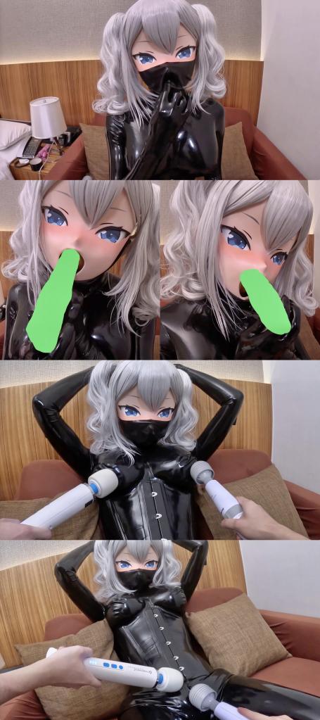 [Video]latex mask inside kigurumi mask 胶衣娃娃的头壳嘴巴里竟然长了一张小比，那就快用假丁丁捅一捅满足它。<br>随后被两只快乐棒强高玩弄，呜呜，双倍的快乐，好棒，赛高！<br><br><span style='color:#b0b0b0;'>[隐藏文字，购买后可见]</span>
