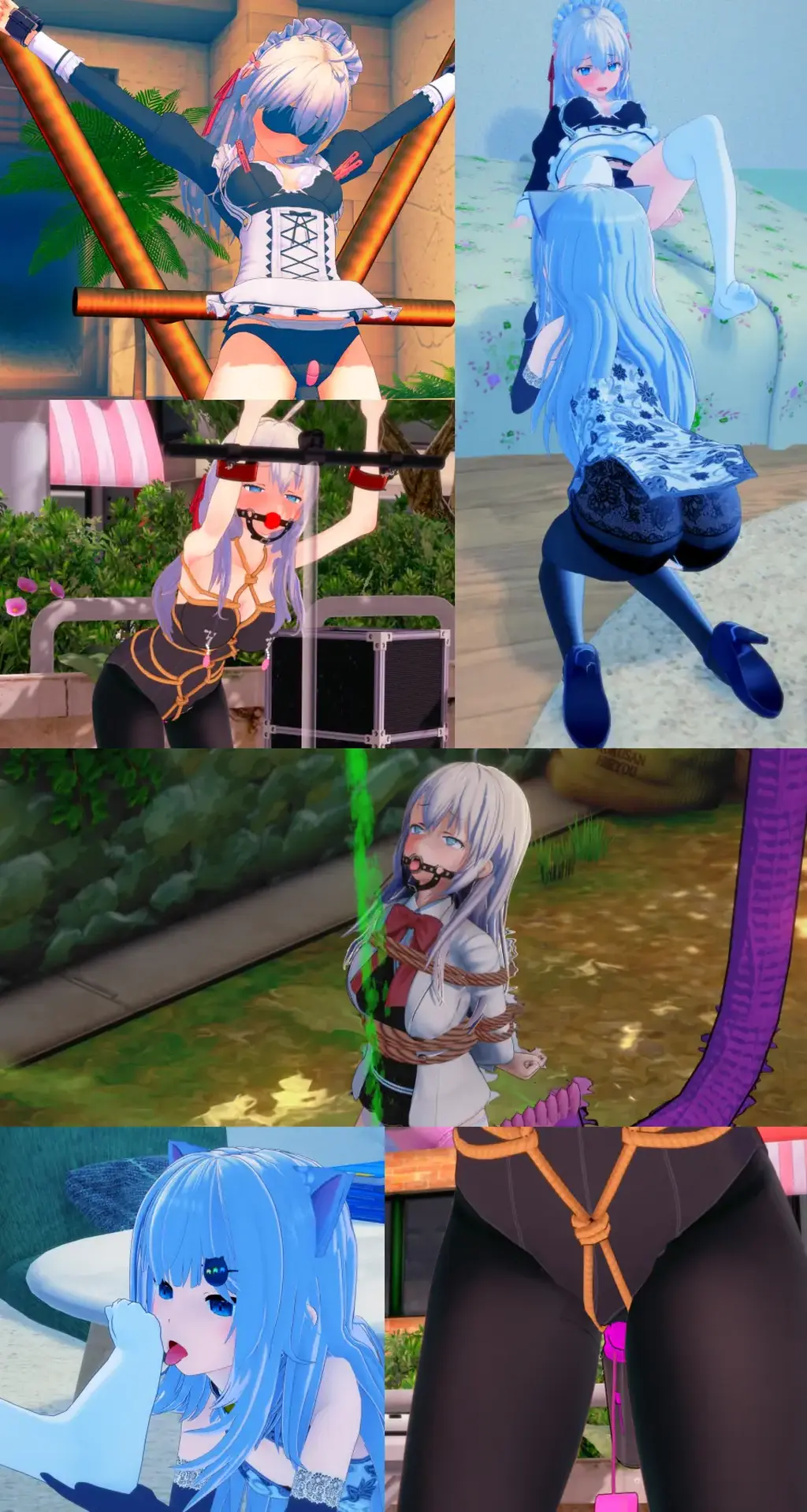 【3D动画】少女的非正常日常（放置凌辱篇）---这次逃不了喽，艾莉同学 【3D动画】少女的非正常日常（放置凌辱篇）---这次逃不了喽，艾莉同学<br>舔足，拘束架，玩具强高，凌辱放置，移动木马<br>有想看的角色或者玩法可以直接在下方留言