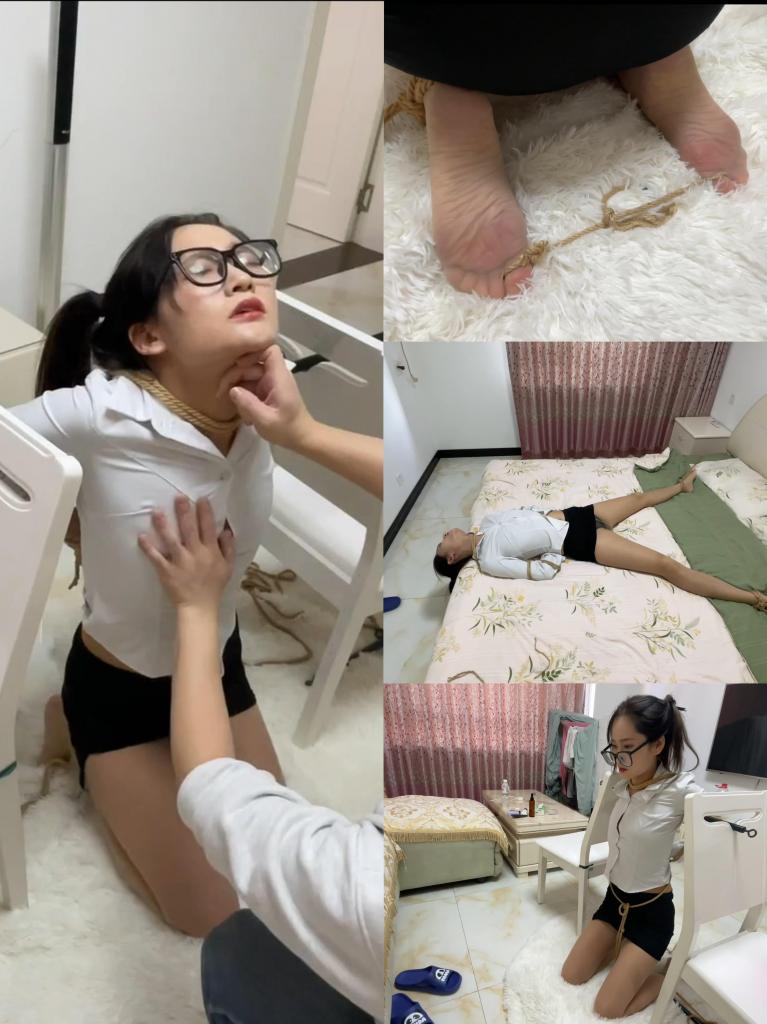 【延江艺束】定拍作品 陈陈之被[X_X] 床上固定 后手架杆 挑起下巴 长时间固定放置 解开之后直接瘫软在地 【延江艺束】原创工作室。面向全国爱好者开放，本工作室提供绳艺捆绑模特服务、体验女绳师捆绑服务、体验长时间囚禁服务、场地出租、原创视频套图销售、作品可私人定制、模特原味丝袜出售等，另外本工作室招募同好合作伙伴。QQ：2694500311<br>