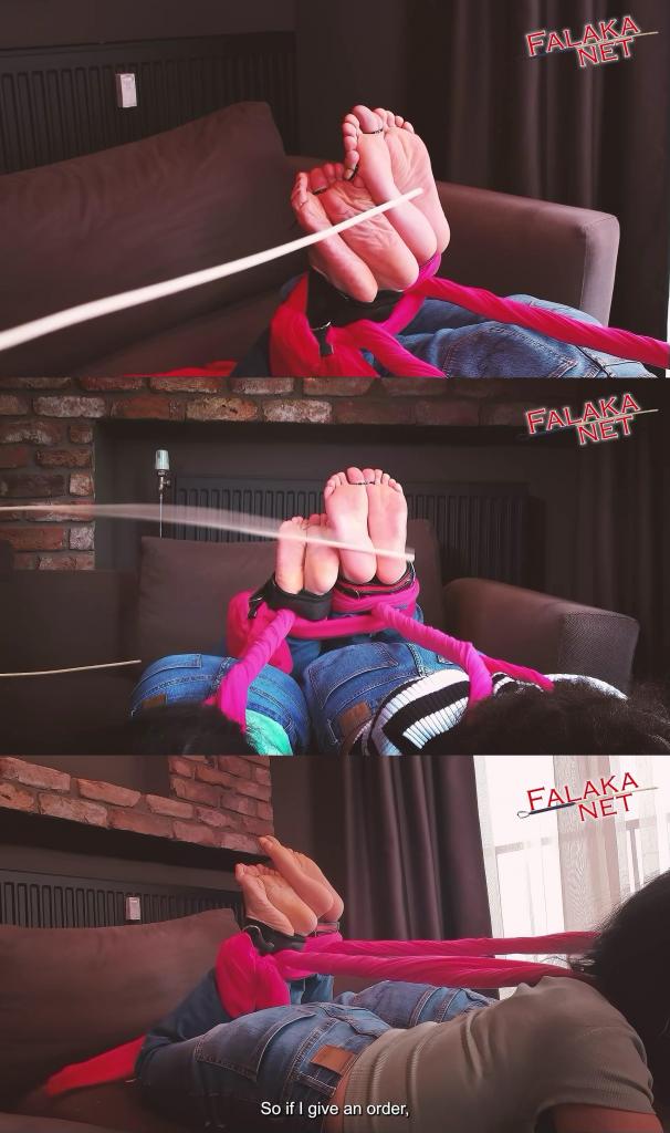 Bastinado for Two <br>Category Bastinado <br>Related Categories BDSM,  Caning,  Foot Humiliation,  Humiliation,  Submissive / Slave Training <br>Keywords Falaka, Double Bastinado, Bastinado, Bastonade, Foot Caning, Foot Whipping, Sole Caning, Sole Whipping, Toe Bondage, Toe Whipping, 2 Slaves, Double Punishment, Slave Elif, Slave Zehra, Merciless<br><br>Description<br>The slaves Elif and Zehra are prepared for the next step and must be punished for their mistakes at the same time. In the future, a classic double falaka is the goal. But first they must gain experience in how to share pain, how to discipline themselves and their feet to face the pain, and how their destiny lies in sharing and accepting pain.<br><br>To do this, they are prepared for the future in a bastinado for two. Since they have never been punished together or with others before, they have to completely change their habits. This is the greatest challenge they have ever had. They stick together in pain, but have to endure this pain as punishment because they have not humiliated and betrayed each other enough.<br><br>This paradoxical situation increases the humiliation and the pain at the same time. They are beaten with a whip, a cable, a thin and a thick cane. The more they are beaten, the greater the pain, and the higher the pain, the more painful the instruments are used. This forges their souls into an awareness that accepting humiliation, begging for mercy, accepting pain, obeying and carrying out orders is their only reason for existence.<br><br>And ultimately they beg for mercy because the pain is unbearable. They betray each other and are willing to do anything to be good slaves to their Master.