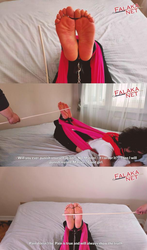 Excruciating Falaka Category Bastinado <br>Related Categories BDSM,  Caning,  Foot Humiliation,  Humiliation,  Submissive / Slave Training <br>Keywords Falaka, Hogtied, Punishment, Toe Bondage, Caning, Sole Caning, Toe Caning, Cane, Slave Elif, Masterdapain,Turkish Bdsm,Istanbul,Red Soles,Hot Soles,Merciless