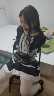 胶带捆绑放置 口球，拘束，放置<br>霖霖原创