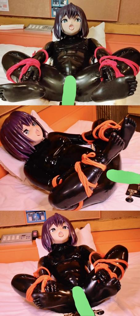 【Video】ラバー〇〇ピストンマシン 胶衣kig娃娃，被主人用绳子手脚绑在一起，绑成M腿人犬。<br>被主人用炮机开最高频狠狠草，一边发骚一边乱扭，爽的嗷嗷浪叫。<br><br><span style='color:#b0b0b0;'>[隐藏文字，购买后可见]</span>