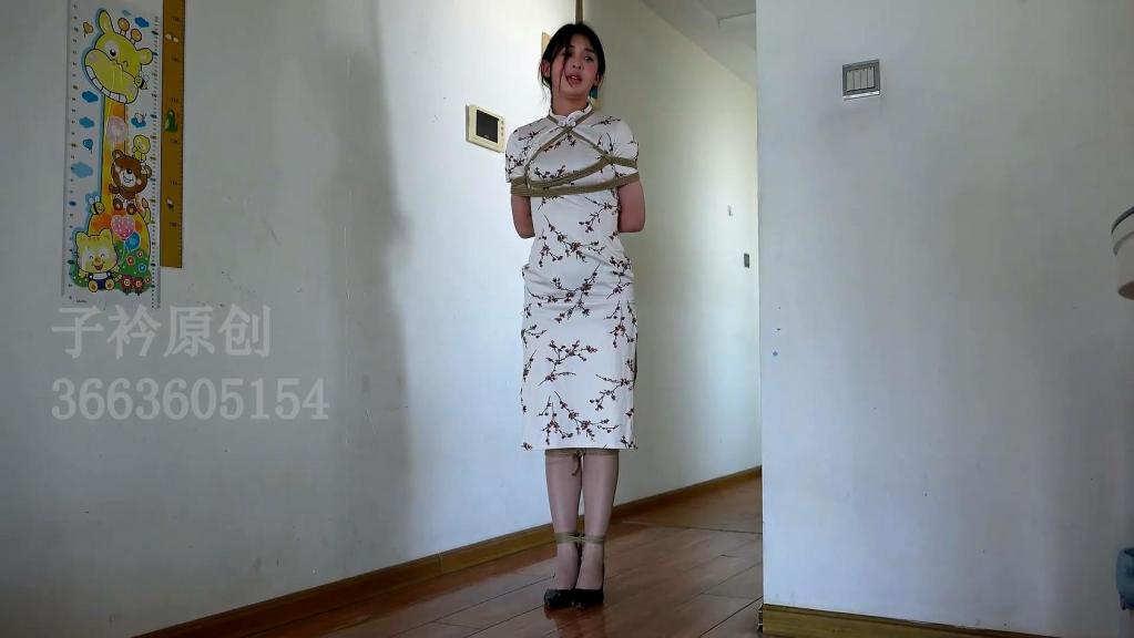 【子衿原创】201004 定拍欢欢 口枷放置 百度下载解压密码：zjsy,子衿工作室向全国绳艺爱好者提供：体验捆绑绳模服务、绳艺作品销售、作品定制、视频网调、原味等，另外本店招募绳模，。<br>订拍请联系QQ：3663605154 微信：happiiny