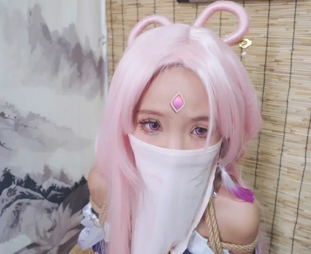 【LYB253】符玄COS捆绑 椅子 盘腿缚<br>下载后再解压，解压密码leng解压后改后缀为.mp4