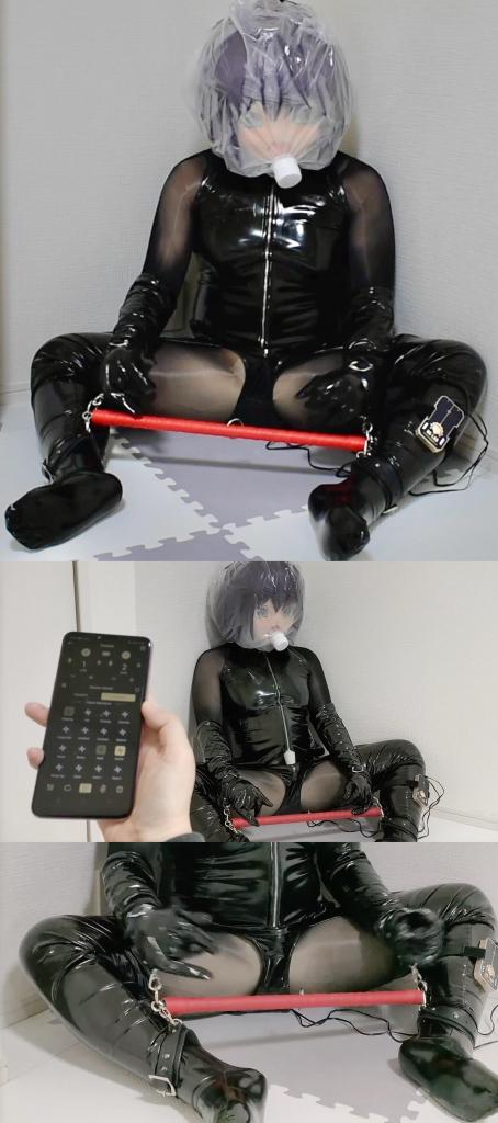 【Video】ボンデージ[X_X]電気責めーご主人様視点ー 黑丝   乳胶高筒袜   体操服 kig娃娃<br>被主人遥控郊狼眺蛋电击调教，点的小手都哆嗦，外加头套塑料袋窒熄play。<br><br><br><span style='color:#b0b0b0;'>[隐藏文字，购买后可见]</span>