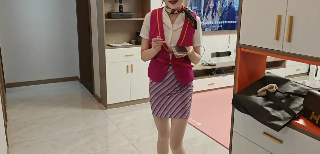 空姐被绑挣脱不能哭泣求饶，最终被吊起来玩弄 高挑肉丝空姐被上门讨债人员强行捆绑堵嘴，全力挣扎也无法挣脱，不得不哭泣求饶。趁看守不注意，找到手机，无奈手脚被绑无法求救，最终被吊起来玩弄