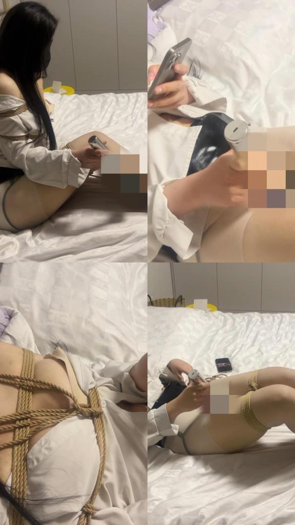 女神下班后的秘密 女神下班后打开手机边看小电影边ziwei呻吟。