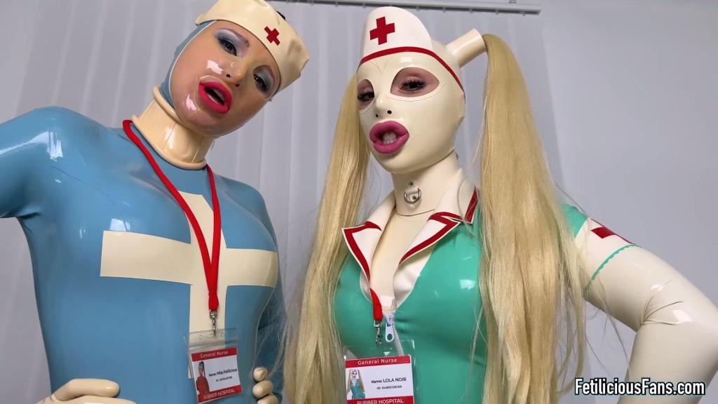 SPH by two latex nurses Small penis humiliation by Miss Fetilicious and Lola Noir.<br>Two hot latex nurses are making fun of your little shrimp. ???????? You're so embarrassing! It's the tiniest penis we ever saw in our career. I hope we never have to see this again.