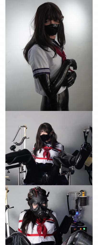 乳胶水手服女大学生 负压瓶防毒面具 拘束妇科椅 红绳紧缚 用跳弹强蒿 被强制套上乳胶衣后用红绳被捆了起来，然后架上了妇科检查椅，戴上连接了负压瓶的面罩后，[X_X]感充斥了整个大脑。此时，手黑的s把早已塞号的跳弹再打开。。。。<br>解压密码<span style='color:#b0b0b0;'>[隐藏文字，购买后可见]</span>，定拍/约玩请加<span style='color:#b0b0b0;'>[隐藏文字，购买后可见]</span>，坐标广东