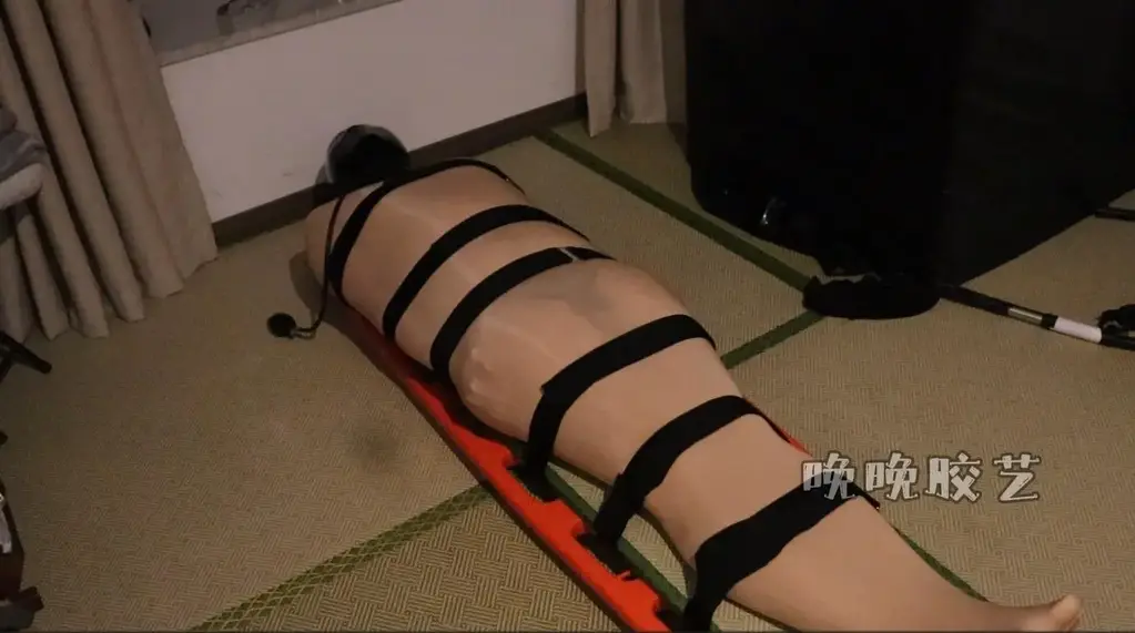 看晚主人如何玩弄被丝袜全包的狗狗 小狗被一层又一层的丝袜裹住了，在这个一动也动不了的狭小空间里，恐惧，无助又羞耻的狗狗只能任凭主人玩弄了，欢迎关注晚晚工作室推特账号：@sailingchen11