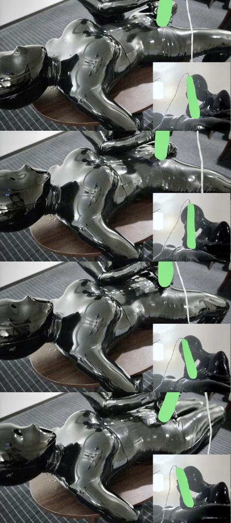 Rubber Dolls2 一个黑胶娃娃被另一只黑胶娃娃用快乐棒强高榨精，爽的直抽抽。<br><br><span style='color:#b0b0b0;'>[隐藏文字，购买后可见]</span>