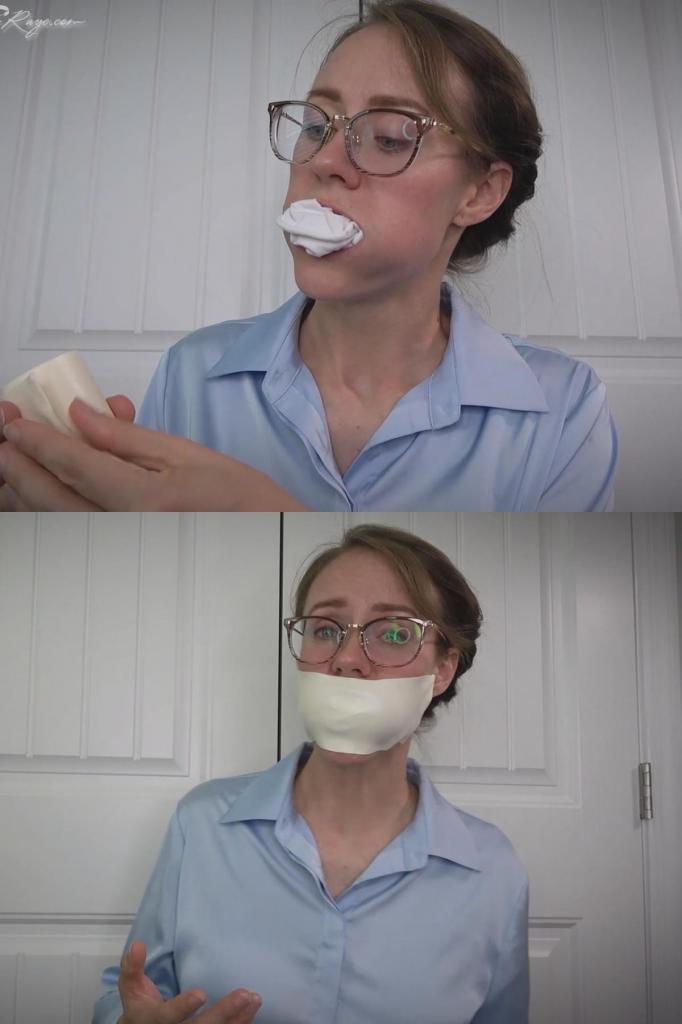 Madalynn teaches you how to help the gagged damsel 我们见到了被重重地堵住嘴巴的玛达琳女士，她的手腕被绑在身后，宽大的胸部在丝绸般的蓝色衬衫下向前突出。她试图用嘴巴跟你说话，但你很难理解她想要说的一切。<br>玛达琳意识到她的解释无人理会，于是皱起了眉头。她试图挣脱手腕上的束缚，你被她前后摆动的[X_X]迷住了。<br>从她的语气中，你可以看出她越来越生气了，但她嘴里和嘴上的东西太多了，试图去理解是毫无意义的。你只是在欣赏这场堵嘴的谈话、无助和她的胸部的表演。<br>过了一会儿，她设法挣脱了绳子，双手自由了。<br>她在嘴巴后面责备你，指指点点。她生气的时候真是性感极了！<br>玛达琳慢慢地撕掉一层层的胶带，掏出嘴里塞着的一大团黄色丝绸内裤。她不敢相信你会让她挣扎，而且你听不懂她的话。现在，玛达琳想出了一个好主意，教你如何理解堵嘴的话语。你扔给她一块新的嘴塞和一些微泡胶带。她用白布堵住嘴，用一条宽大的微泡胶带从一只耳朵到另一只耳朵封住嘴，然后仍然隔着胶带和用手说话。<br>就是这样，这不是很简单吗？玛达琳刚刚教你如何帮助你将来可能遇到的被堵嘴的少女！We join a heavily gagged Ms Madalynn with her wrists bound behind her back and her large chest jutting forward under her silky blue blouse. She’s trying to gag talk to you but you’re having a hard time comprehending all that she’s trying to say.<br>Madalynn’s brows furrow as she realizes her explanation is falling of deaf ears. She tries to wiggle out the wrist binds and you’re  entranced by her covered breasts swaying back and forth.<br>You can tell by her tone she’s getting angrier but there’s just so much in and on her mouth it’s pointless to try to understand. You’re just enjoying the show of gag talks, helplessness and her chest.<br>After a bit she manages to slip the ropes and has free hands.<br>She is chastising you from behind the gag and pointing all over the place. She’s so sexy when she’s mad!<br>Madalynn slowly pulls off the layers of duct tape and pulls out the huge wad of silk yellow panties that were in her mouth.  She can’t believe you’d make her struggle, and that you couldn’t understand her. Now, Madalynn’s got the bright idea to TEACH YOU how to understand gag talk. You toss her a new piece of mouth stuffing, and some microfoam tape. She packs her mouth with the white cloth and seals it all in with a wide strip of microfoam from ear to ear and is still talking through it and with her hands.<br>There, wasn’t that simple? Madalynn just taught you how to help the gagged damsels you may run into in the future!