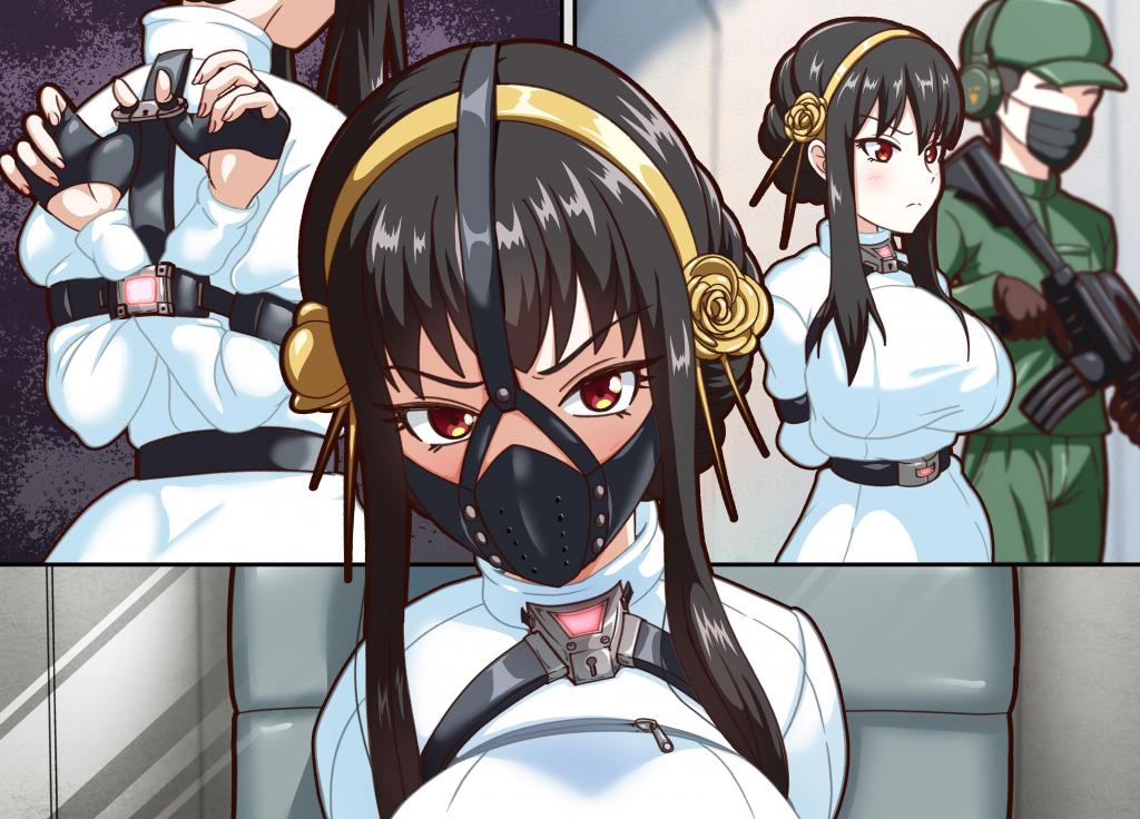 【中国翻译】ショウちゃん先輩が野盗とエッチする+ヨル・フォージャーのエロ絵（差分７枚）+凛と桜の裸エプロン（差分と水着のみ差分） - お湯的中文版漫画，前三张为预览图