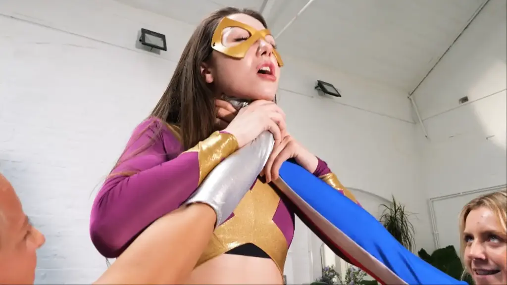 ADJUSTMENTS The Guardian Angel's explode as Lady X refuses to break under interrogation. A furious our superheroine Patriot-Girl, alongside Shining Spirit, can hold back no longer and the trio unleash the full force of their powers as the 2 v 1 fight goes wild. Bitterness threatens to spill over as Lady X and Patriot-Girl in particular reach into the darkest parts of their souls for a route to victory.