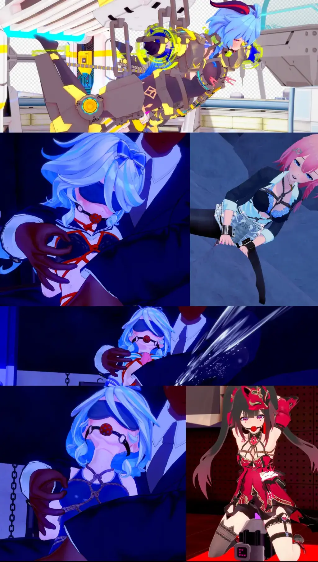 【3D动画】拘禁少女的特殊课程 【3D动画】拘禁少女的特殊课程<br>主要内容：监禁*拘束*折磨*凌辱*虐待<br>捆绑放置 抚摸强高，炮机游戏 机械惩罚，异种调教<br>有想看的角色或者玩法可以私信告诉我或者直接在下方留言
