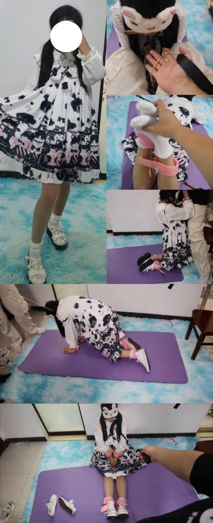 【荷仙少女精品】洛丽塔女仆猫的调教，原因是洛丽塔女仆穿了一双不合时宜一点不搭的帆布鞋，为了惩罚穿错鞋子的女仆，男主换上lo鞋并对其惩罚调教，咬鞭子+跪爬+鞭打+痒刑+虐待羞辱并让其变成小猫自己鞭打自己 【荷仙】【少女A】【解压密码】[展示的隐藏文字]hx[展示的隐藏文字]【女孩背景】少女A是活泼类姑娘，声音甜美长相漂亮，不甘愿全心全意的臣服，时不时会耍一些小花招来增加情趣和氛围，但有时有很乖巧，嘴上有时也会骂骂咧咧的<br>【内容】洛丽塔女仆猫的调教，原因是洛丽塔女仆穿了一双不合时宜一点不搭的帆布鞋，为了惩罚穿错鞋子的女仆，男主换上lo鞋并对其惩罚调教，咬鞭子 跪爬 鞭打 痒刑 虐待羞辱并让其变成小猫 （最后有拍完彩蛋）<br><br>【解压问题】解压密码在第一页，先在网盘中下载到本地，然后在本地进行压缩，最后、把后缀iou改成mp4即可观看<br>【荷仙福利】支持购买满足一定数量的作品即可获得约绑交友攻略 女孩故事（第一人称） 连缚彩蛋<br>【联系方式】q2629810035 （在线时间不定）也可以通过站内信息联系