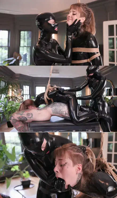 Oral Encouragement Oral Encouragement-reflectivedesire-Vespa, Heavy, Awlivv<br>口水、纹身、裸体、调教、乳胶、BDSM、紧身连衣裤、头罩、束缚、紧身胸衣、捆绑、紧缚、束缚、全包头套、乳胶紧身衣