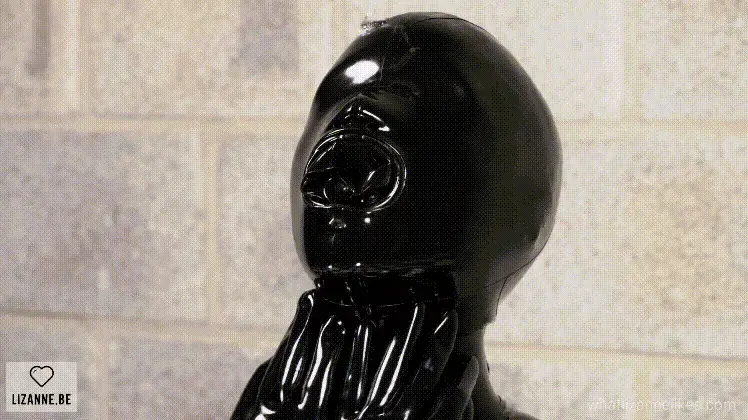 00298 - Slip n slime I find great pleasure in experiencing different textures while being fully encased in latex. The sensation of rubbing this special shaped dildo combined with the slimy lube was fantastic! I fantasised about being a rubber doll who was getting used by some extraterrestrial creature who wanted to test my gag reflex and grip. This just gets me going...