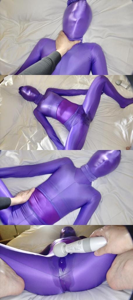 2025-04-1 紫ゼンタイ&amp;パンスト重ね着エチエチ電マ責め潮吹き ACCO穿着紫色zentai，被男伴上下其手玩弄一番。<br>随后上身和下身，再穿一层光泽袜进行二层全包，被男伴拖到床上，用快乐棒强高玩到喷尿。<br><br><span style='color:#b0b0b0;'>[隐藏文字，购买后可见]</span>