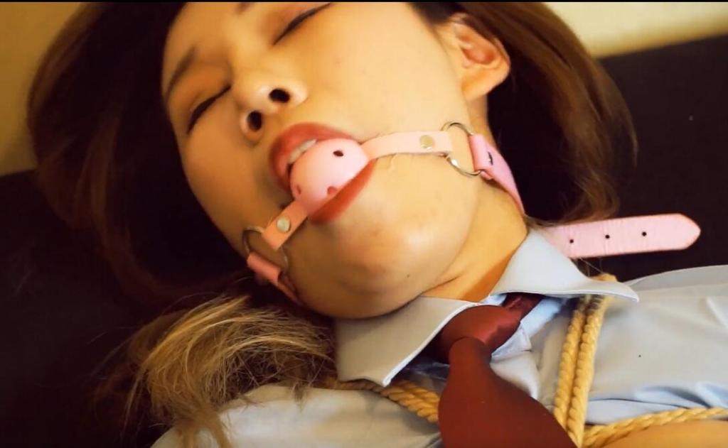 女律师的爱好 早期定拍作品（已打码），职业装 日式紧缚 股绳 并腿缚 乳夹 口球 TD