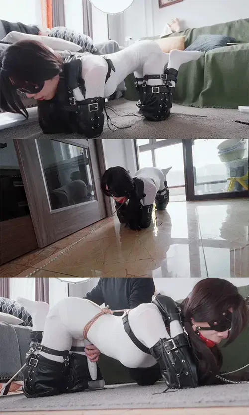 【噗叽】《男娘驯养技术指南Ⅲ》被迫换上白色全身丝袜，穿戴上K9套装+郊狼，被迫能像狗狗一样被牵行，关在阳台上，而后戴上超大口球，被强制GC+藤条抽打+踩踏裆部+电击器，毫无任何尊严可言 剧情简介：<br>【噗叽】《男娘驯养技术指南》被迫换上白色全身丝袜，穿戴上K9套装 郊狼，被迫能像狗狗一样被牵行，关在阳台上，而后戴上超大口球，被强制GC 藤条抽打 踩踏裆部 电击器，毫无任何尊严可言<br><br>交流QQ：3900641887<br>解压密码：puji<br>压缩文件后，改后缀为MP4