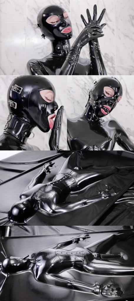 SHINED &amp; SEALED 全包胶衣小姐姐发情了。<br>先是抚摸自己被胶衣包裹着的曼妙躯体。<br>随后用乳胶手深喉虐嘴，玩够了自己带上口球。<br>最后进真空床，在里面蠕动着享受被紧紧包裹住的感觉。<br>还在裆部固定了快乐棒，强高自虐play。<br>配合细呼吸管带来的窒熄感，简直爽翻了。<br>伴着一波波糕潮，小姐姐在真空床里疯狂抽搐痉挛。<br><br><br><span style='color:#b0b0b0;'>[隐藏文字，购买后可见]</span>