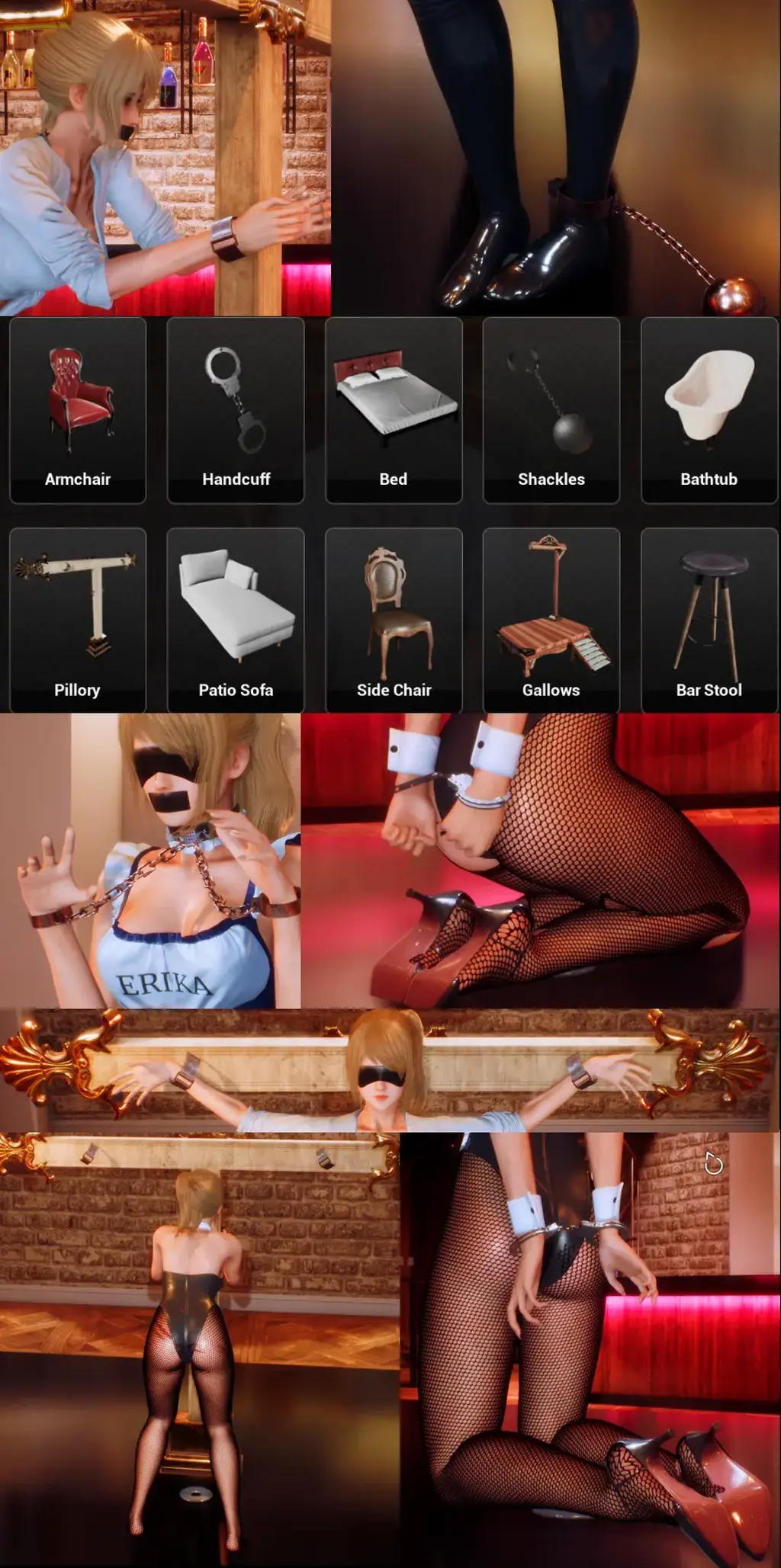 Fallen Doll Update 1.31b Released(完结版） Fallen Doll Update 1.31b Released(完结版）<br>Fallen Doll系列第一作，真正意义上的开山作品<br>这里的版本是1.31，已经包括所有的内容，该版本也是本游戏的完结版本<br>游戏内容包括：3D/调教/露出/羞耻/玩弄/主从/虐待/折磨/拘束/手铐/脚镣/堵嘴/蒙眼<br>玩具/强高/鞭子/鞭打/扩张器/电击/凌辱/四肢拘束/TK/足控/绞刑/灌肠/十字架 等等<br><br>本作由虚幻4引擎制作，全3D互动SLG游戏<br>可以说把虚幻4的细腻都表现出来了，很注重人物细节。非常真实~<br>女主刻画非常精细，内容玩法随着更新日渐丰富~重要的是无修<br>游戏自带作弊，g键加钱，h键恢复体力，l键锁定耐力，q键跳到第二天（自由模式）<br>---------------------------------------------------------------------------------------------------------------------------------------------------------<br>更多的有关于BDSM的游戏抑或是其他恋物游戏可以点击我的视频，进我发布的视频主页查看<br>我会不定时更新内容，如果有什么建议或者您想玩的什么游戏，可以私信或者直接在视频下方留言<br>注意事项：<br>1.解压密码默认没有，有的话提取码就是<br>2.请不要在线解压，请不要在线解压，请不要在线解压，重要的事情说三遍<br>3.个别用户压缩包使用自带的压缩软件如果无法解压请下载《360压缩》进行解压，因为我是用360压缩软件进行生成的压缩包，此软件百分百解压<br>4.下载完成后是后缀为.111或者其他什么稀奇古怪的后缀的文件，需要右键点击重命名改后缀，将他改成.7z才可进行解压，如最后三张截图所示，中间那步点是<br>5.因为网盘等问题被和谐，直接在评论里面和我说一声补档即可，一般会在3天之内补上，另外，关于PC端和手机端游戏的问题，大部分发布的都是PC端游，也有一些手机端，如果是手机端游戏，我会在文中或者标题特别说明，其次，手机端还分为安卓和苹果两个系统，两端不可互通（PC同理，win和mac）<br>---------------------------------------------------------------------------------------------------------------------------------------------------------<br>(怎么改文件后缀)<br>下面的是百度百科的原话<br>修改文件后缀名的方法主要涉及显示文件扩展名、重命名文件以及使用命令行工具。以下是具体步骤：<br>（1）显示文件扩展名：首先，需要确保文件扩展名是可见的。<br>在Windows系统中，可以通过打开“此电脑”或任意文件夹，点击菜单栏中的“查看”选项，然后勾选“文件扩展名”来显示文件后缀。<br>（2）重命名文件：一旦文件扩展名显示出来，就可以通过重命名文件来修改后缀名。选择需要修改后缀名的文件，右键点击并选择“重命名”<br>然后直接在文件名后面添加或修改后缀名。完成后，按回车键确认修改。<br>（3）使用命令提示符：对于批量修改或更复杂的操作，可以使用命令提示符（cmd）。<br>打开cmd窗口，使用“ren”命令来批量修改文件后缀名。例如，要将当前目录下的所有.txt文件改为.doc，可以输入“ren *.txt *.doc”。<br>注意事项：修改文件后缀名可能会影响文件的打开方式和系统对文件的识别。<br>确保新后缀名与文件的实际格式相匹配，否则可能导致文件无法打开或数据损坏。<br>如果不确定文件的原始格式，建议先备份原始文件。<br>对于特定操作系统（如Windows 11）或设备（如iPhone、苹果电脑）<br>操作步骤类似，但可能有些许差异，特别是在显示和修改文件扩展名的具体步骤上。<br>
