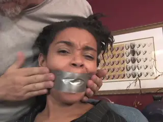 JE C gagged JE C gagged