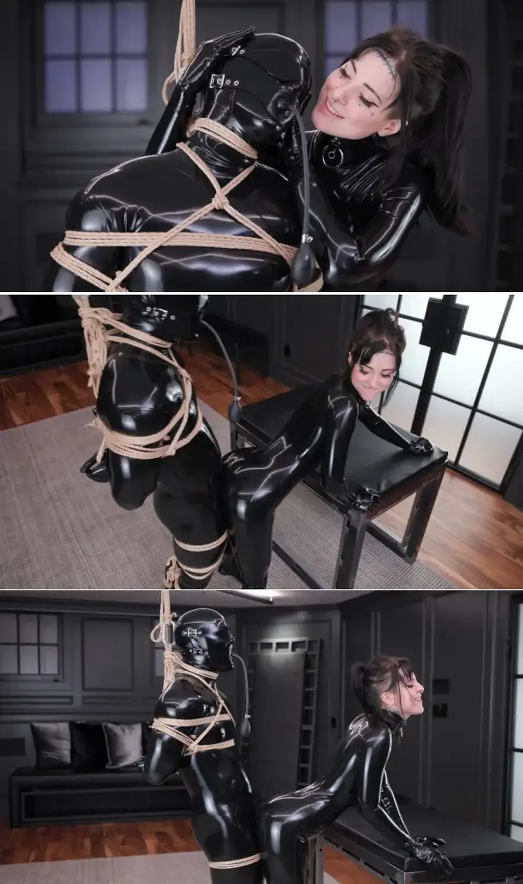 Awlivv &amp; Heavy Awlivv & Heavy-reflectivedesire-Heavy, Awlivv<br>绳索、绳缚、挑逗、乳胶、BDSM、紧身衣、头套、束缚、捆绑、拘束、束缚、全包头套、全包紧身衣、充气口塞