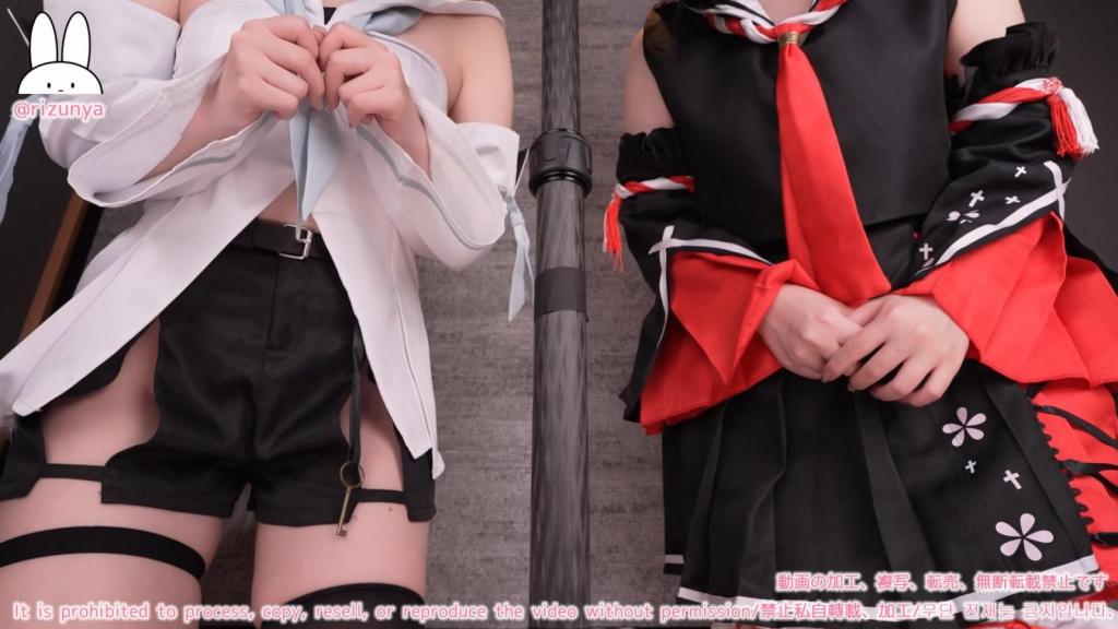 hol▷live/フ◯ミオ????????のコスプレで妖かしお姉さんたちのザコマゾくん専用♡大量搾精部屋で甘サド濃厚プレイ「だぁめ♡」「いいよ♡」の密着シコシコマッサージ♡オナサポ特化耳舐めASMR♡ 本期视频里小姐姐们分别Cos了Hololive的白上吹雪和大神澪，双份的刺激，用假阳具玩了个爽。<span style='color:#b0b0b0;'>[隐藏文字，购买后可见]</span>hol▷live/フ◯ミオ????????のコスプレで妖かしお姉さんたちのザコマゾくん専用♡大量搾精部屋で甘サド濃厚プレイ「だぁめ♡」「いいよ♡」の密着シコシコマッサージ♡オナサポ特化耳舐めASMR♡【りずな】Cosplay Ear Licking ASMR