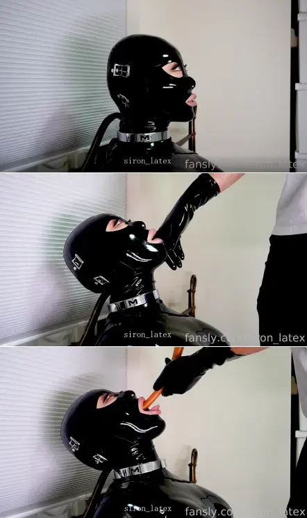 【閲覧注意】40cmのディルドを飲み込めないでビンタされるラバーガール siron_latex (siron_latex)-40cmのディルドを飲み込めないでビンタされるラバーガール<br>乳胶、全包紧身衣、乳胶紧身衣、全包头套、假阳具、项圈、堵嘴、深喉、束缚、拘束、手铐